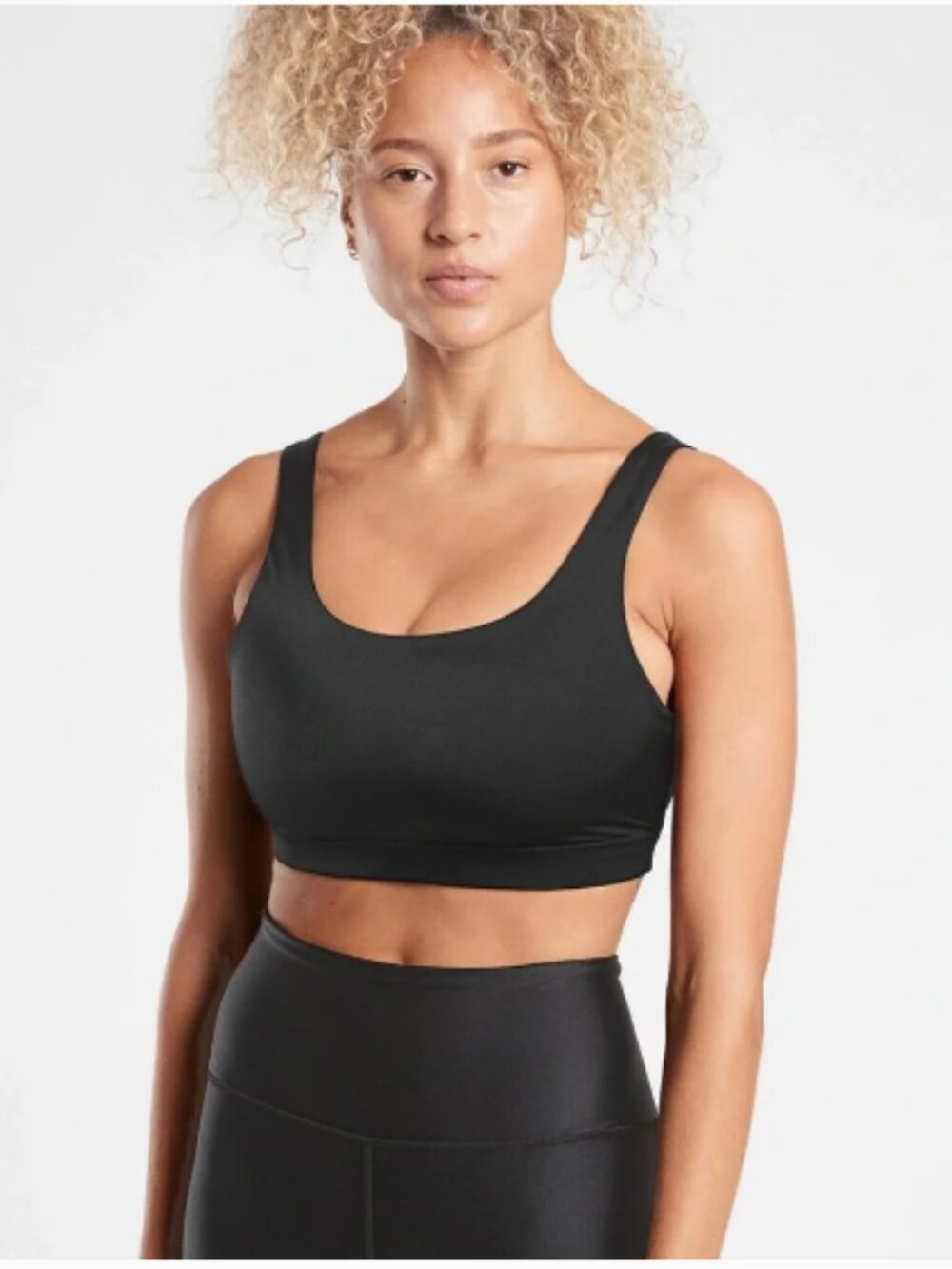 Athleta Exhale Shine Sports Bra; EUC; Size XL